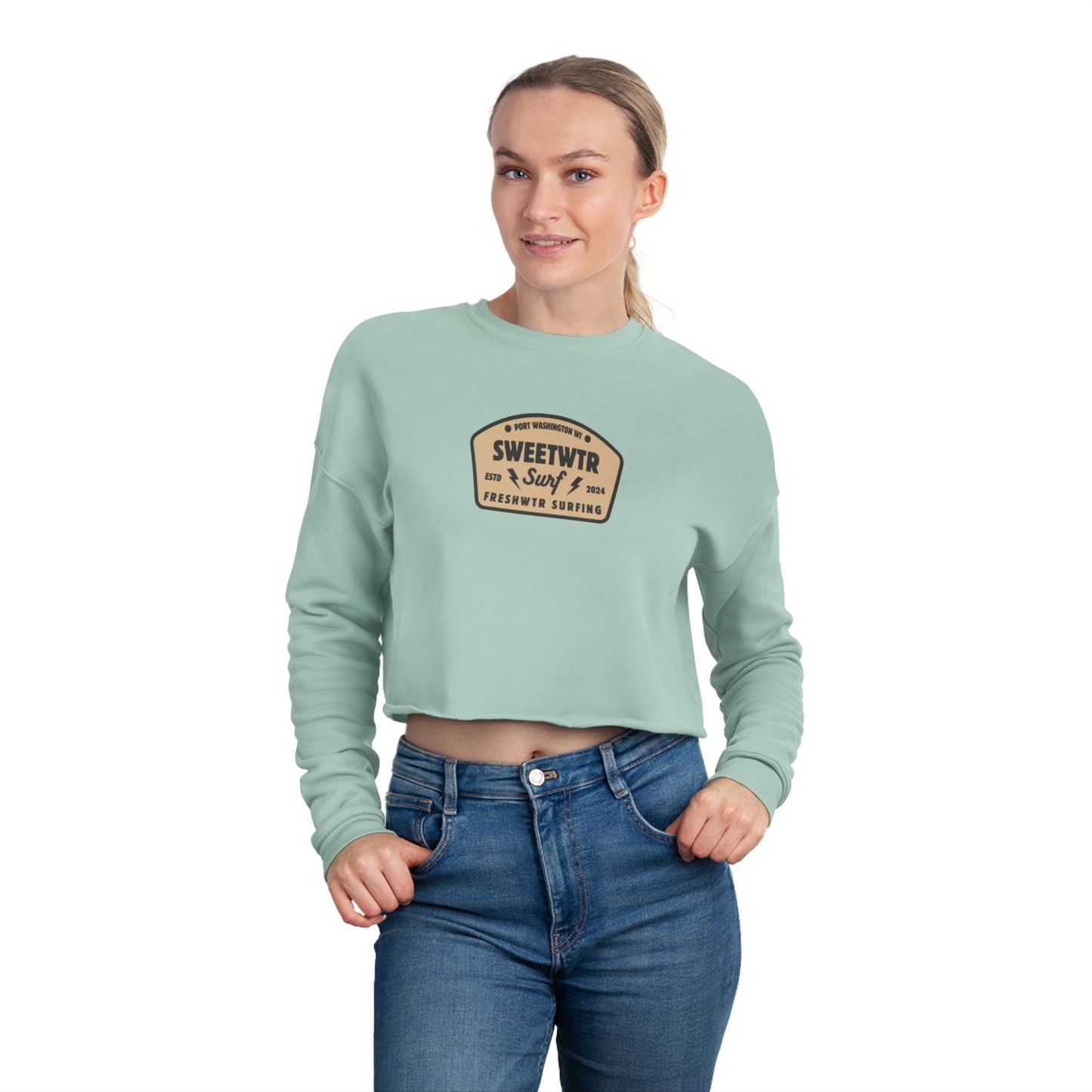Sweetwtr Icon Women's Cropped Sweatshirt