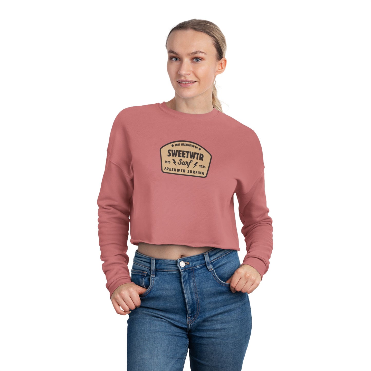 Sweetwtr Icon Women's Cropped Sweatshirt