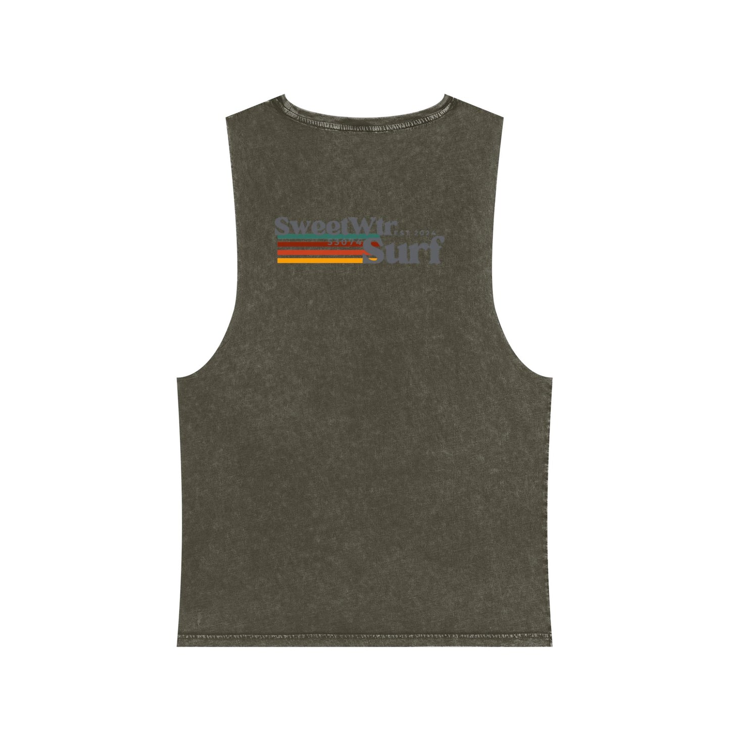 Unisex Stonewash Retro Tank