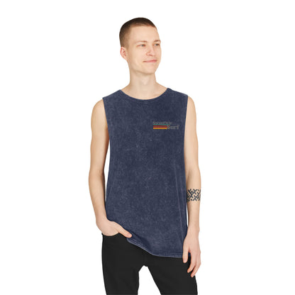 Unisex Stonewash Retro Tank