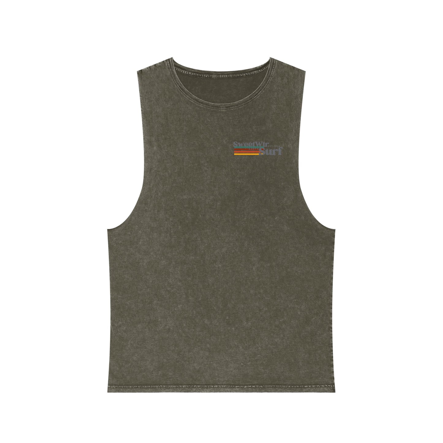 Unisex Stonewash Retro Tank