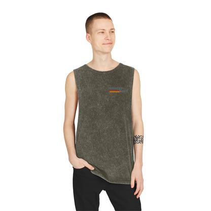 Unisex Stonewash Retro Tank