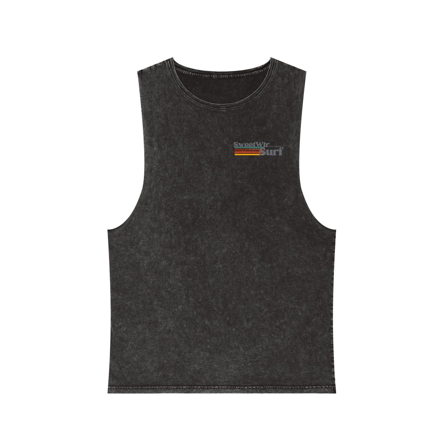 Unisex Stonewash Retro Tank