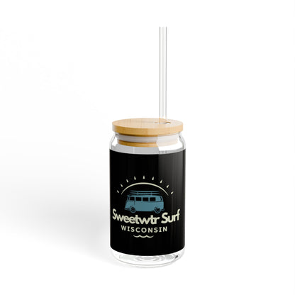 Sweetwater Surf 16oz Sipper Glass with Bamboo Lid