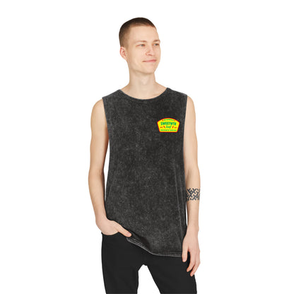 Unisex Stonewash Rasta Tank