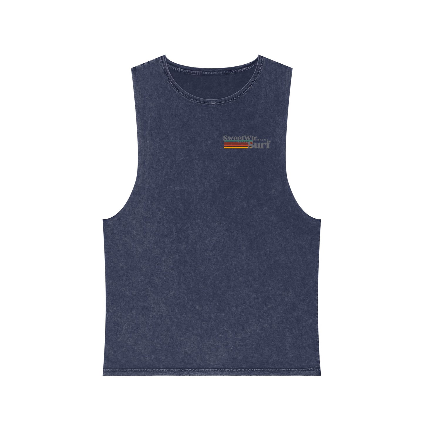 Unisex Stonewash Retro Tank
