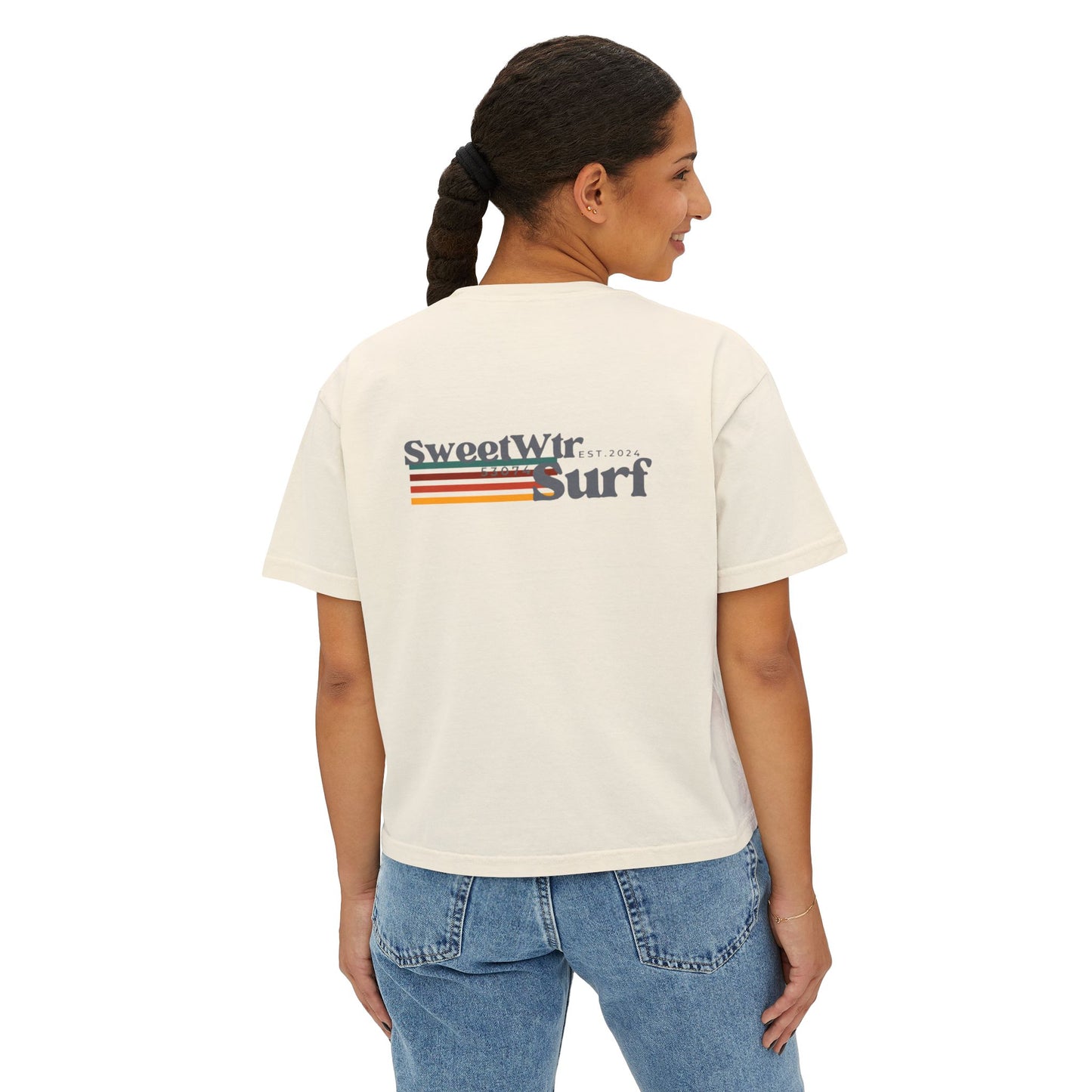 Sweetwtr Retro Crop Tee