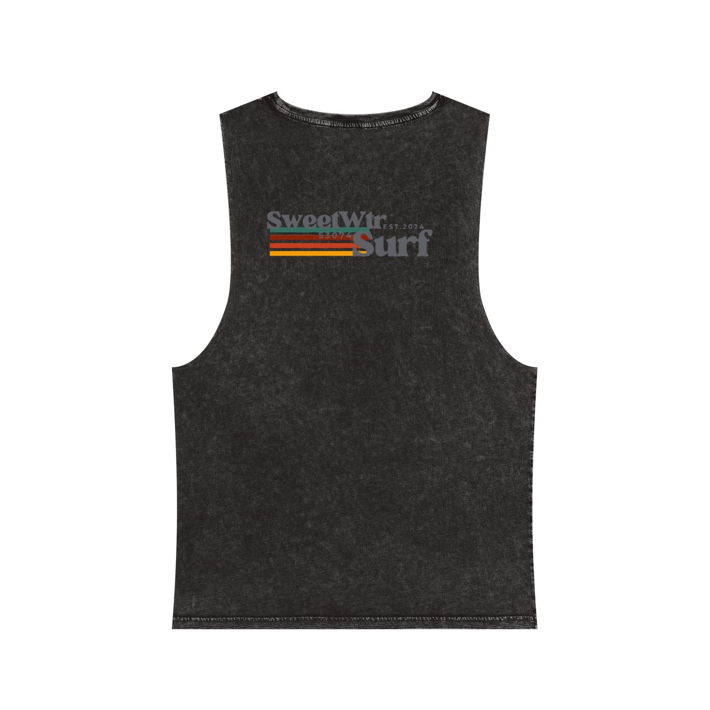 Unisex Stonewash Retro Tank