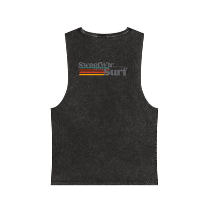 Unisex Stonewash Retro Tank