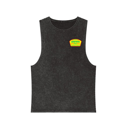 Unisex Stonewash Rasta Tank
