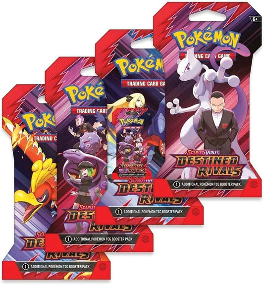 Pokemon TCG: Destined Rivals Sleeved Booster Pack (4-Pack)