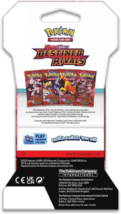 Pokemon TCG: Destined Rivals Sleeved Booster Pack (4-Pack)
