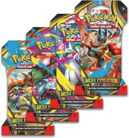 Pokemon TCG: Mega Evolution Sleeved Booster Pack (3-Pack)